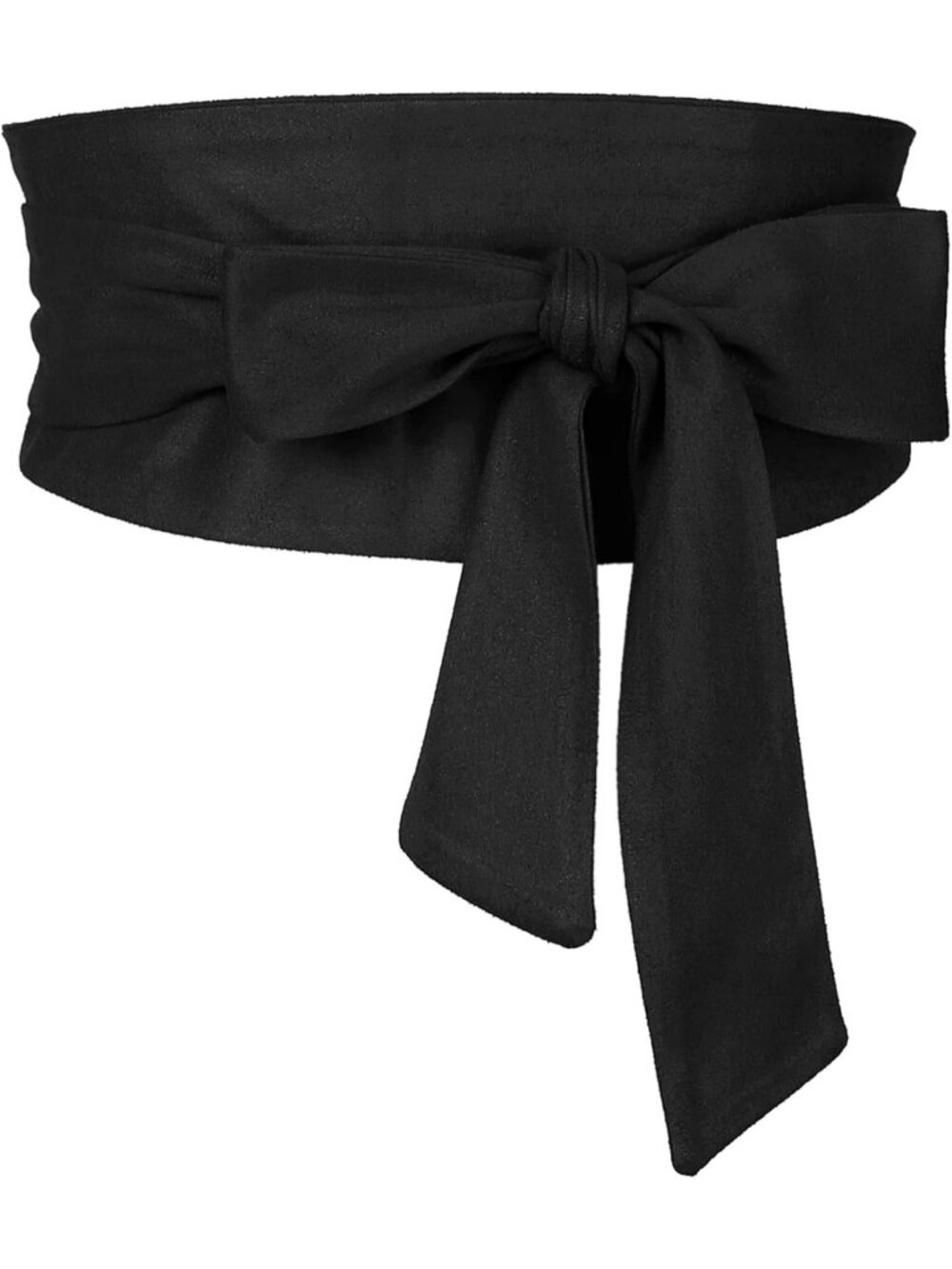 Plus Size Obi Belt with Bowknot, Self Tie Wide Sash for Dresses & Outfits